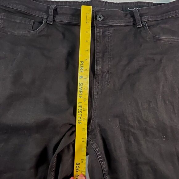 The Perfect Jean NYC Slim Thick Jeans Stretch Denim Men's 46x30 Black Pants - Picture 8 of 10